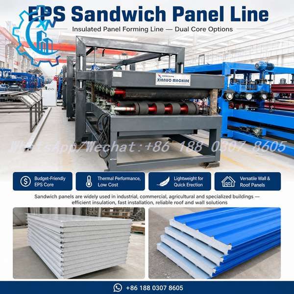 EPS Sandwich Panel Line - Economical Insulated Panel Line