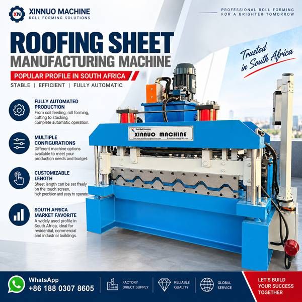 Roofing Sheet Manufacturing Machine - Cold Roll Forming Equipment