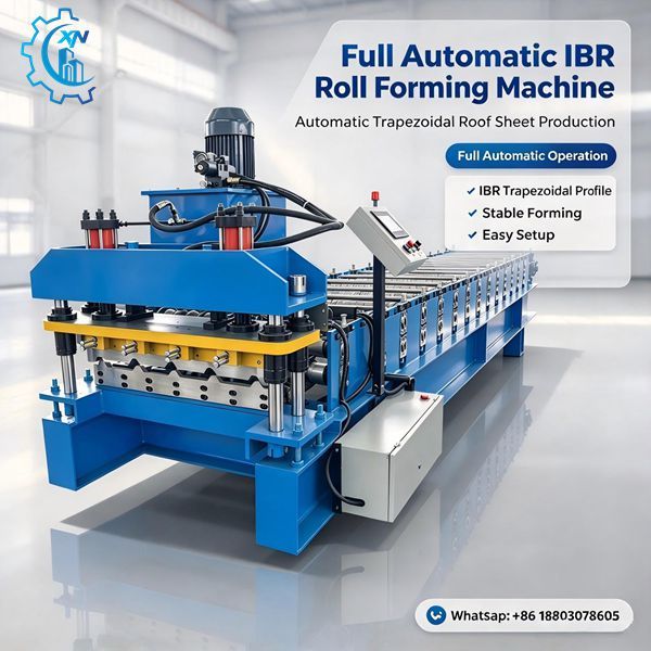 IBR Machine - Single Layer Roll Forming Line for IBR 686 Roof Sheeting